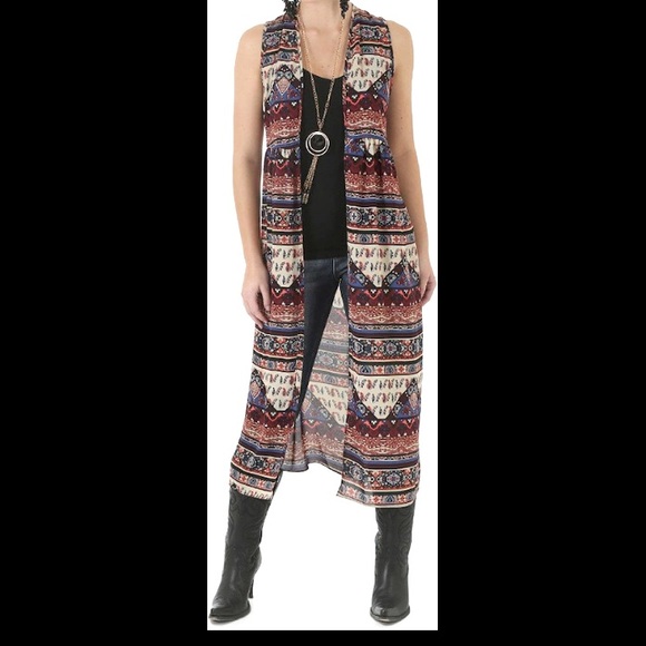 Wrangler Mixed Pattern Duster - Picture 2 of 6